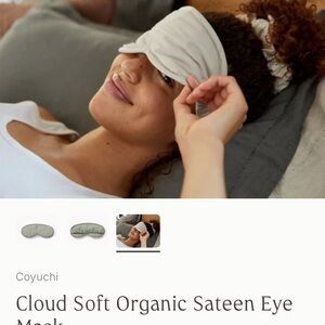 Coyuchi Cloud Soft Organic Sateen Eye Mask - Dust